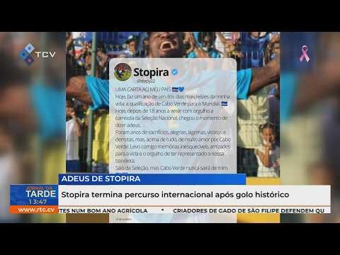 Stopira termina percurso internacional após golo histórico