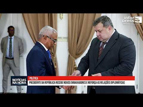 Presidente da República Recebe Seis Novos Embaixadores