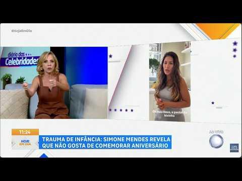 HOJE EM DIA: Simone revela trauma de infância que levou a não gostar de aniversário