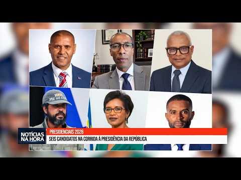 Presidenciais 2026: Seis candidatos na corrida à Presidência da República.