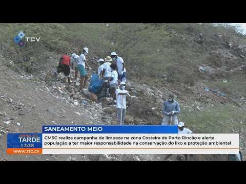 CMSC limpa zona costeira de Porto Rincão e apela à responsabilidade na proteção ambiental