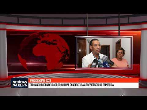 Fernando Rocha Delgado formaliza candidatura à Presidência da República.