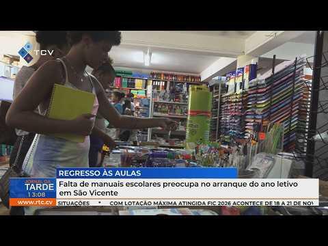 Falta de manuais escolares preocupa no arranque do ano letivo em São Vicente