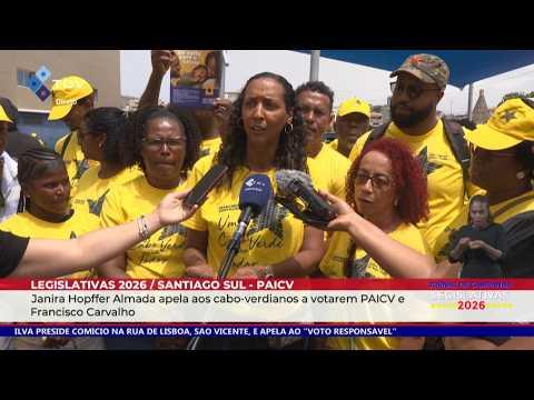 Janira Hopffer Almada apela aos cabo-verdianos a votarem PAICV e Francisco Carvalho