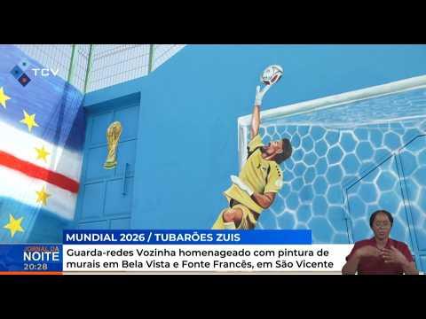 Guarda-redes Vozinha Recebe Homenagem com Murais em São Vicente