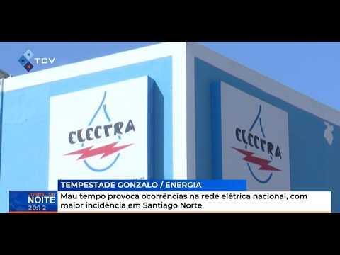 Mau tempo provoca ocorrências na rede elétrica nacional, com maior incidência em Santiago Norte