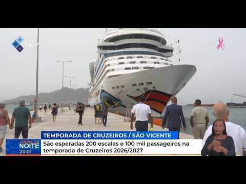 São esperadas 200 escalas e 100 mil passageiros na temporada de Cruzeiros 2026/2027