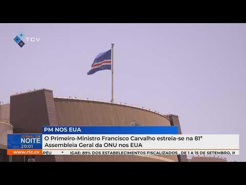 O Primeiro-Ministro Francisco Carvalho estreia-se na 81ª Assembleia Geral da ONU nos EUA