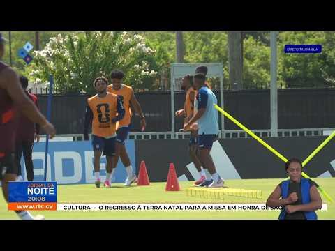 Vitor Hugo Fortes supervisiona preparativos para o jogo contra a Arábia Saudita
