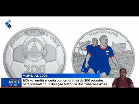 BCV emite moeda de 200 escudos para assinalar feito histórico dos Tubarões Azuis