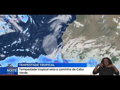 Tempestade tropical esta a caminho de Cabo Verde