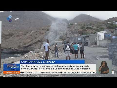TerriMar promove limpeza costeira com a C.M. do Porto Novo e o Comité Olímpico Cabo-verdiano