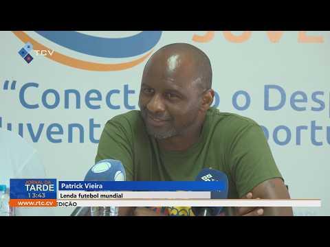 Patrick Vieira pela primeira vez em Cabo Verde para apadrinhar o Tarrafal Beach Sports