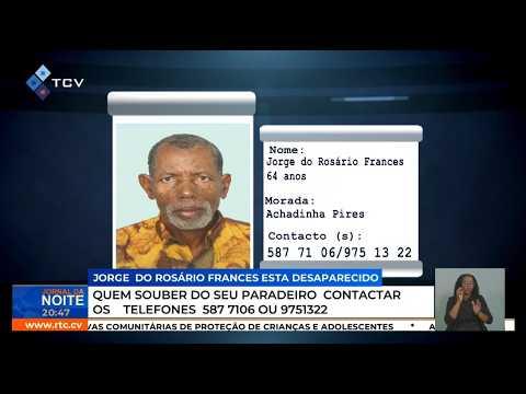 Jorge do Rosário Francês esta desaparecido há 3 dias