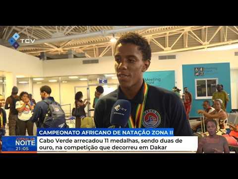 Natação: Cabo Verde arrecadou 11 medalhas, sendo duas de ouro, na competição que decorreu em Dacar
