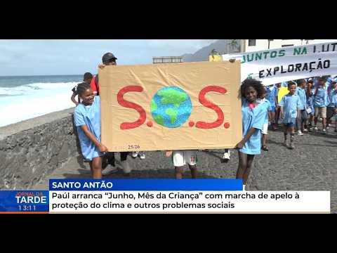 Paúl arranca "Junho, Mês da Criança" com marcha de apelo à proteção do clima e outros problemas