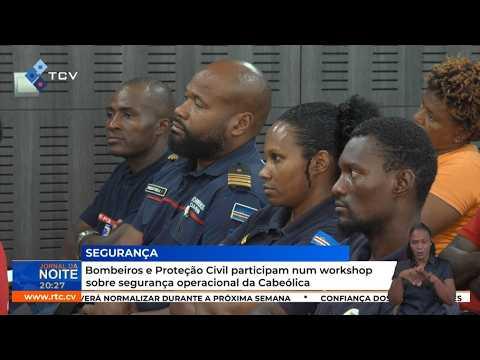 Bombeiros e Proteção Civil participam num workshop sobre segurança operacional da Cabeólica