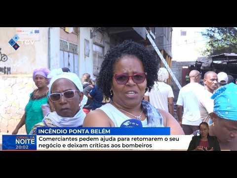 Comerciantes pedem ajuda para retomarem o seu negócio e deixam críticasaos bombeiros