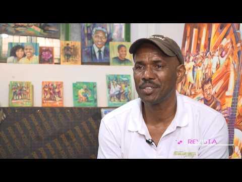 Uma visita à galeria de arte de Severo Delgado em Mindelo