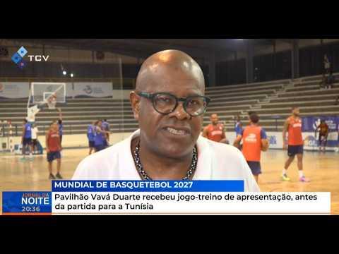 Pavilhão Vavá Duarte recebeu jogo-treino de apresentação, antes da partida para a Tunísia