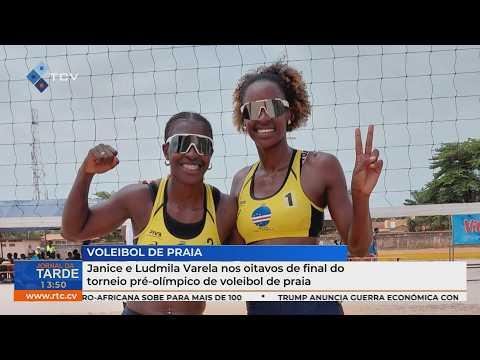 Janice e Ludmila Varela nos oitavos de final do torneio pré-olímpico de voleibol de praia