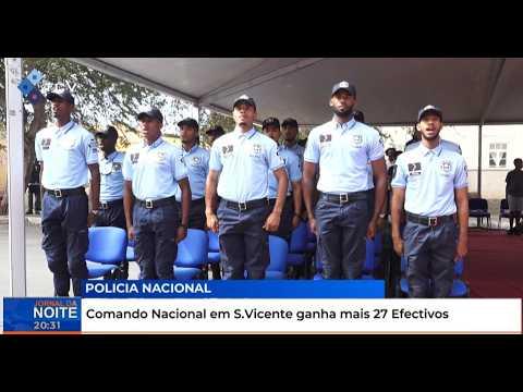 Comando Nacional da Policia em São Vicente ganha mais 27 Efectivos