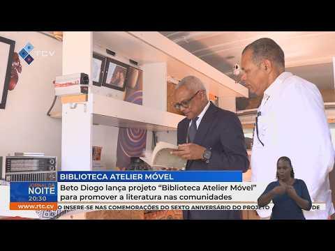 Beto Diogo lança projeto “Biblioteca Atelier Móvel” para promover a literatura nas comunidades