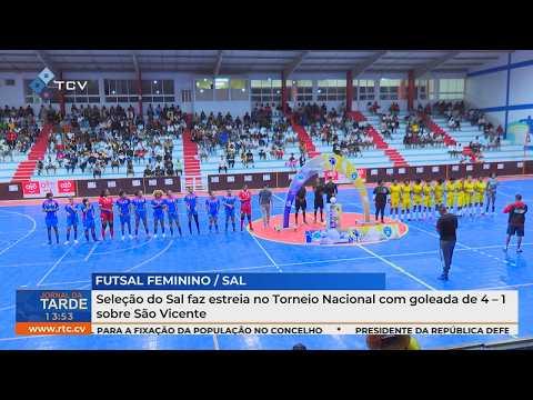 Futsal Feminino: Seleção do Sal faz estreia no Torneio Nacional com goleada de 4–1 sobre São Vicente