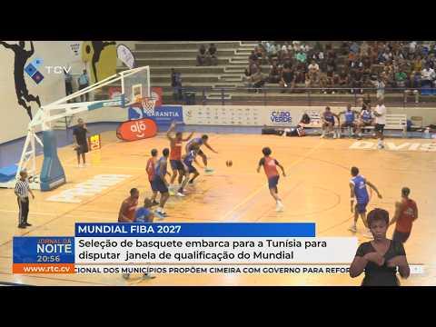 Seleção de basquetebol embarca para a Tunísia para disputar janela de qualificação do Mundial.