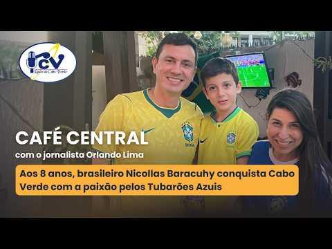 Aos 8 anos, brasileiro Nicollas Baracuhy conquista Cabo Verde com a paixão pelos Tubarões Azuis