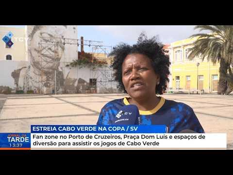 Fanzone no Porto de Cruzeiros, Praça Dom Luís e espaços de diversão para assistir os jogos de CV