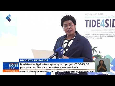 Ministra da Agricutura quer que o projeto TIDE4SIDS produza resultados concretos e sustentáveis