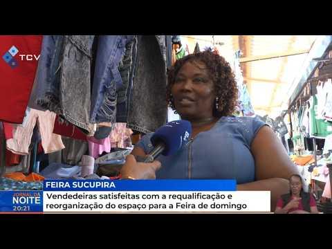Vendedeiras satisfeitas com a requalificação e reorganização do espaço para a Feira de domingo