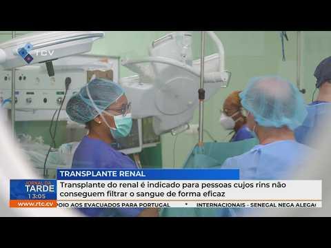 Transplante renal indicado para doentes com falência na filtragem do sangue
