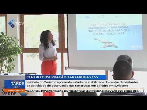 Instituto do Turismo apresenta estudo do centro de observação de tartarugas em São Pedro