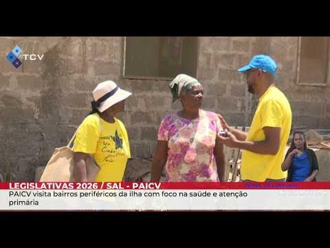 PAICV visita bairros periféricos da ilha do Sal com foco na saúde e atenção primária
