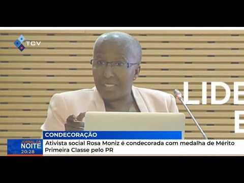Ativista social Rosa Moniz recebe Medalha de Mérito da Presidência