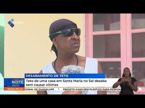 Teto de uma casa em Santa Maria no Sal desaba sem causar vítimas