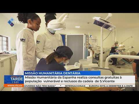 Missão Humanitária da Espanha realiza consultas gratuitas à população e reclusos da cadeia de SV