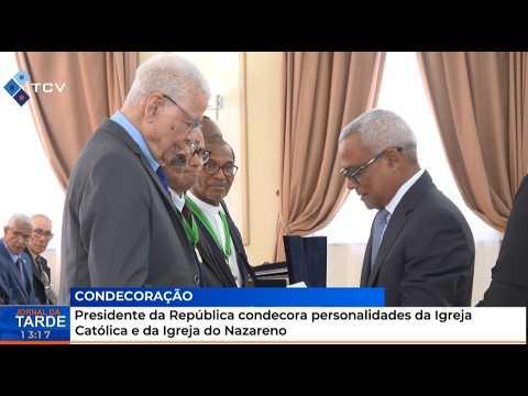 Presidente da República Condecora Personalidades das Igrejas Católica e Nazarena