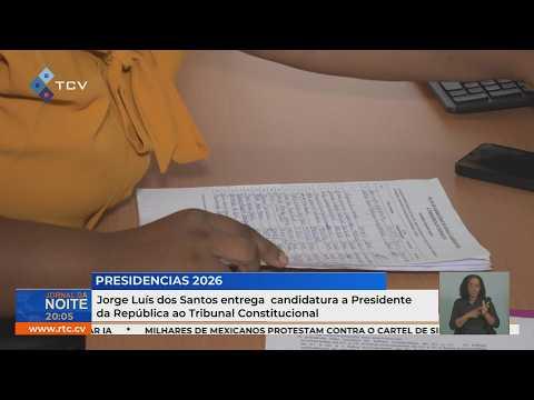 Jorge Luís dos Santos entrega  candidatura a Presidente da República ao Tribunal Constitucional