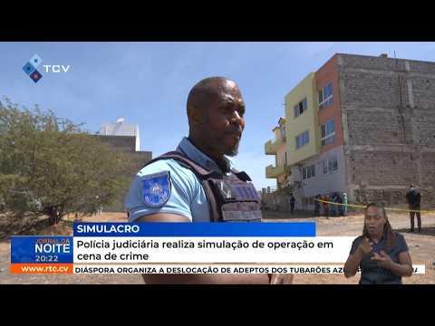 Polícia Judiciária realiza simulação de operação em cena de crime