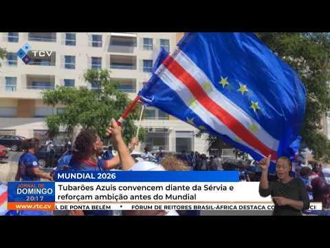 A volta do estadio a euforia  era grande  de adeptos no jogo Cabo Verde x Sérvia