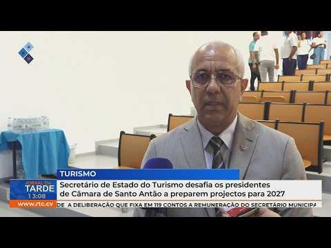 Secretário de Estado do Turismo desafia autarcas de Santo Antão a preparar projetos para 2027