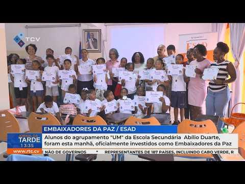 Alunos da Escola Abílio Duarte investidos como Embaixadores da Paz