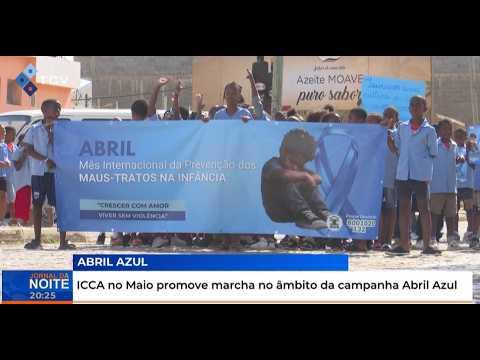 Delegação do ICCA na ilha Brava,  realiza macha de prevenção contra maus tratos na infância