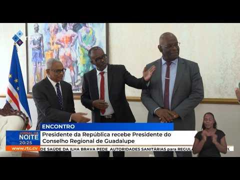 Presidente da República recebe Presidente do Conselho Regional de Guadalupe