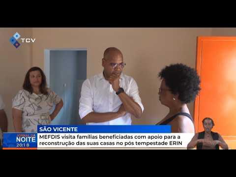 MEFDIS visita famílias beneficiadas com apoio para reconstrução das suas casa no pós tempestade ERIN