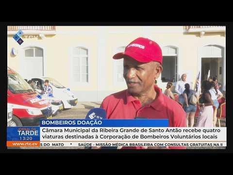 CMRG Recebe 4 Viaturas para Bombeiros Voluntários