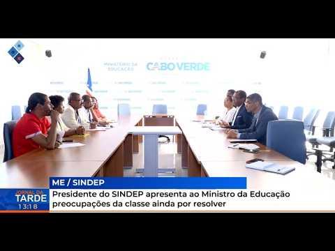 Presidente do SINDEP apresenta ao Ministro da Educação preocupações da classe ainda por resolver
